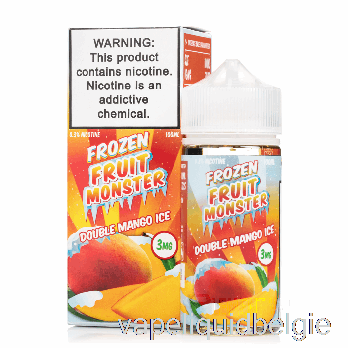 Vape België Ijs Dubbele Mango - Bevroren Fruitmonster - 100ml 3mg